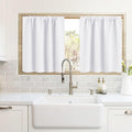 RYB HOME Blackout Curtains for Kitchen, Over Sink Privacy Curtains Window Decor by RYBHOME