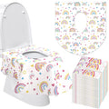 50 Packs Disposable Toilet Seat Covers Extra Large Individually Wrapped by Reginary