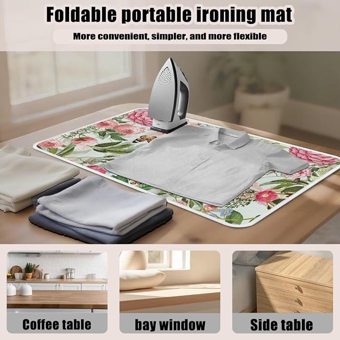 Ironing Mat Foldable Ironing Pad Portable Board Iron Board Alternative Cover - Image 6