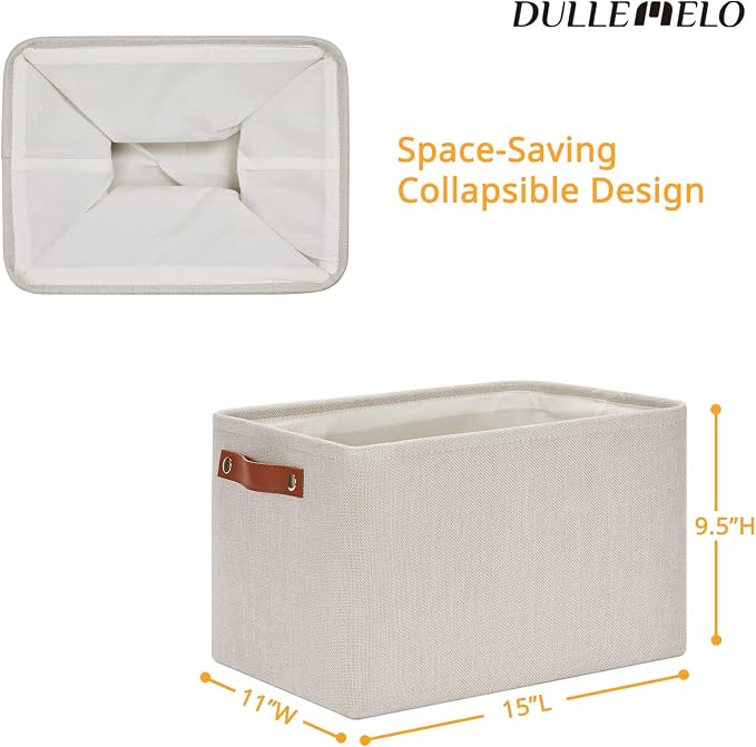 DULLEMELO Fabric Organizer for Storage, Nursery - Image 2