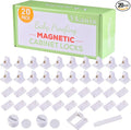 20 Pack Vkania Magnetic Cabinet Locks Baby Proofing by Vkania