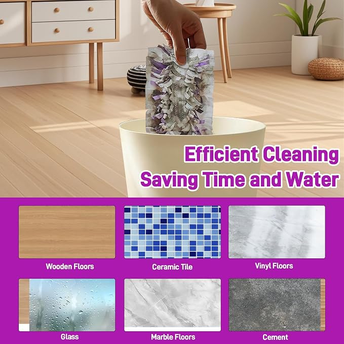 30-Pack Disposable Microfiber Power Mop Pad Refills Compatible - Image 7