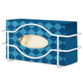 Stock Your Home (White Metal Single Gloves Dispenser, Tissue Box Shelf by StockYourHome