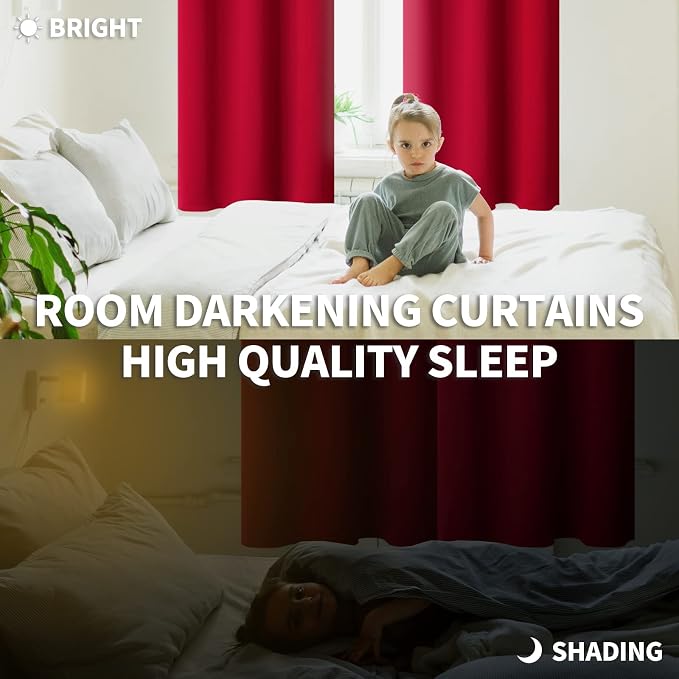 BGment Rod Pocket Blackout Curtains - Image 2