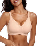 Vertvie Womens Seamless Bras No Underwire Supportive Wireless Push Up Full by WelcometoVertVie
