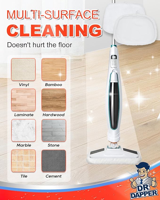 DR DAPPER 4 Pack SMP01 Steam Mop Pads Compatible - Image 5