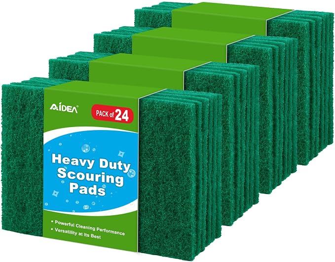 AIDEA Heavy Duty Scouring Pads, Dish Scrubber Pads by AIDEAHOME