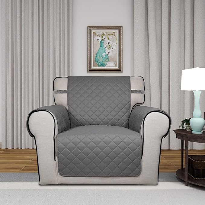 PureFit Reversible Quilted Sofa Cover, Water Resistant Slipcover Furniture - Image 2