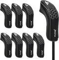 mytag 8PCS Golf Hybrid Iron Covers Set, Knit Hybrid Head Covers, Fits Cobra T by MytagGolf