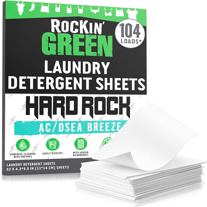 Rockin' Green Hard Rock Travel Laundry Detergent Sheets - Image 8