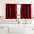 RYB HOME Blackout Curtains for Kitchen, Over Sink Privacy Curtains Window Decor by RYBHOME