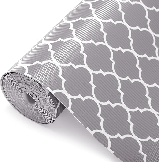 Glotoch 2 Rolls Shelf Liners for Kitchen Cabinets 12”x 20ft, Non Slip Drawer by GlotochExpress