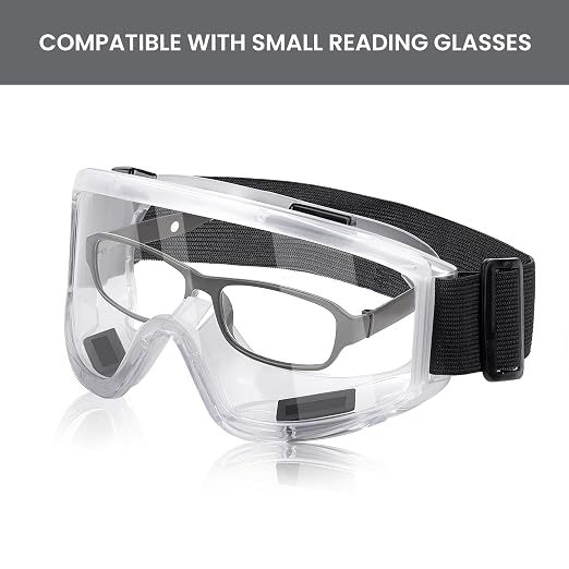 AirGearPro Vision-1000 Anti-Fog Safety Goggles | Impact Resistant Protective - Image 5