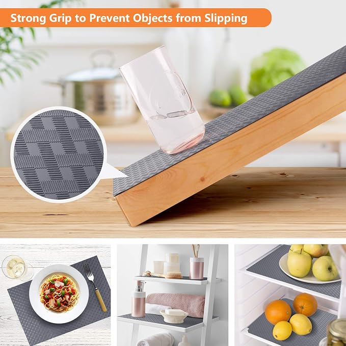 Shelf Liners for Kitchen Cabinets Refrigerator Liners Waterproof & Oil-Proof - Image 4