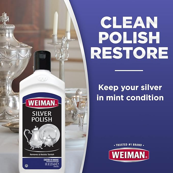 Weiman Silver Polish, 8 ounce Bottles - Image 3