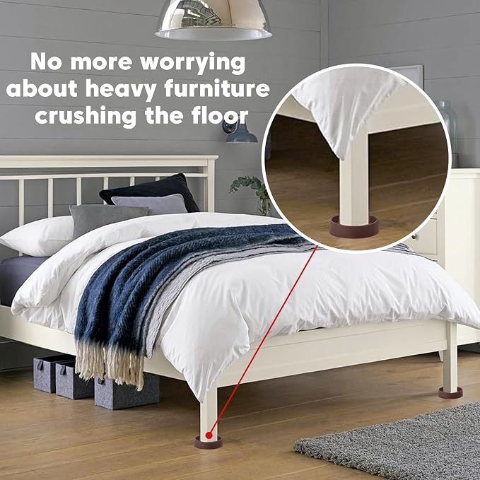 Rubber Non-Slip Furniture Pads Furniture Casters Cup Floor Protector - Image 4