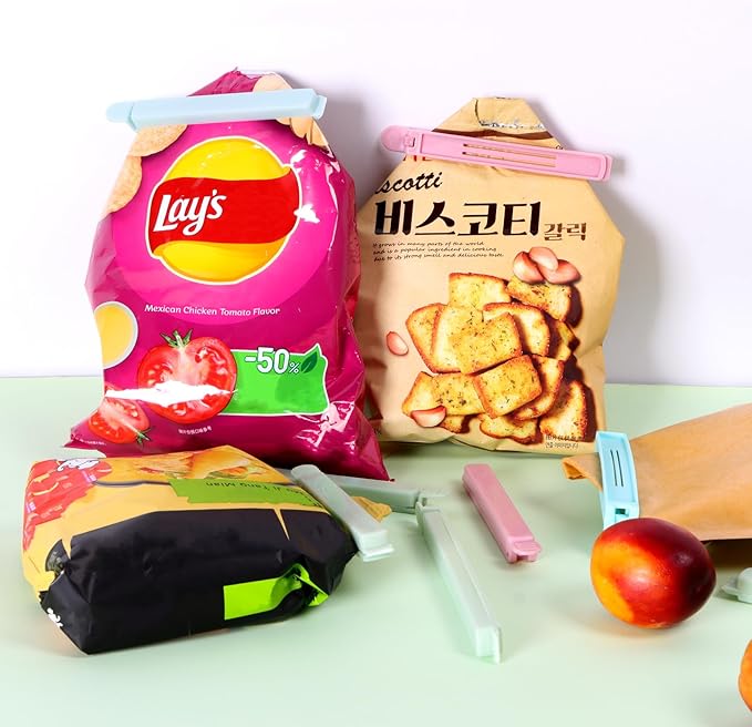 80 PCS Sealing Clip Bag Plastic Chip Large Size Food Clips Bag Clips - Image 6