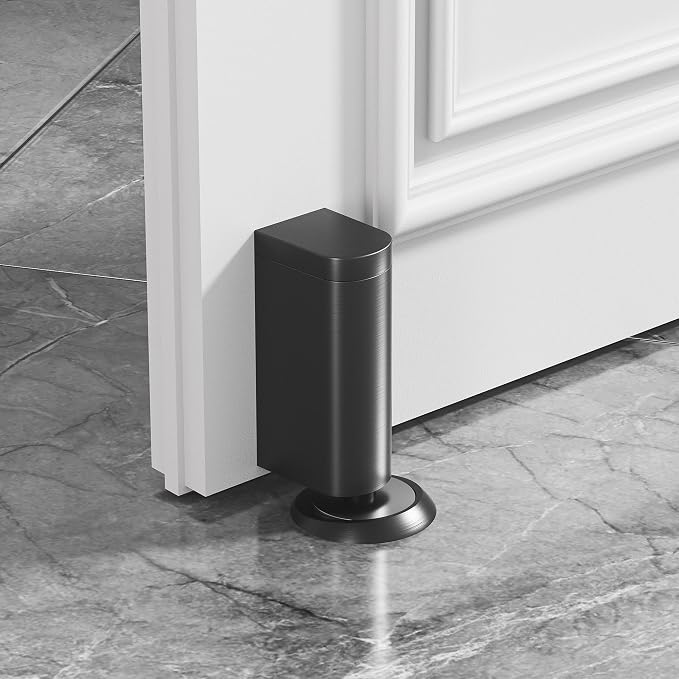 Windproof Magnetic Door Stoppers, 0-0.78" Stroke Mechanical Doorstop, No-Hole - Image 5