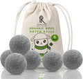 RAYTRADE Wool Dryer Balls 6-Pack 100% Made of Organic New Zealand Wool Reduces by IncredibleRayTrade