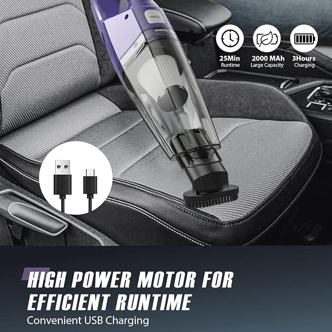 Handheld Vacuum Cordless – Car Vac Portable - Image 6