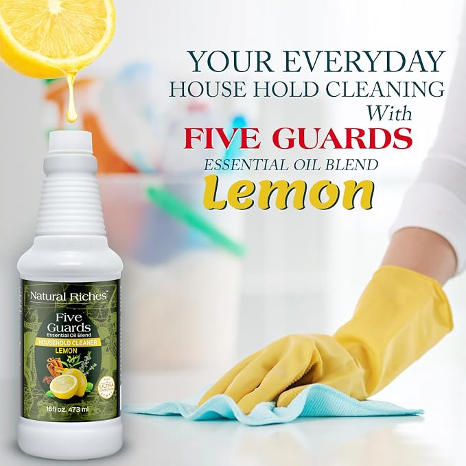 Natural Riches Household Cleaner Concentrate Five Guards Lemon scent from The - Image 4