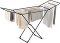 SONGMICS Clothes Drying Rack, Metal Laundry Drying Rack, Space-Saving, by SONGMICSbySONGMICSHOME