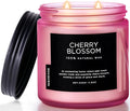 M&SENSE Cherry Blossom Scented Spring Candle, 70 Hours Long Lasting Soy Wax by MSENSE