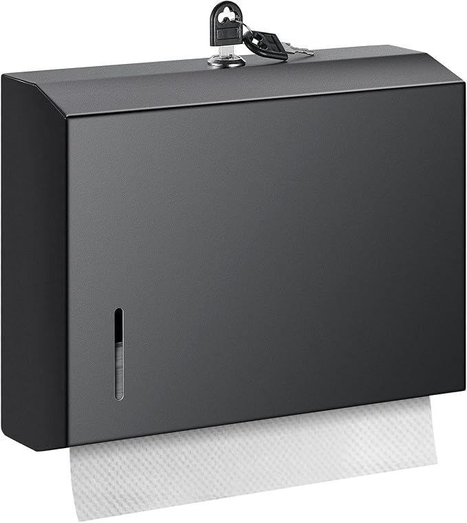 Wall Mounte Commercial Paper Towel Dispensers, 10.4" L x 3.3" D x 8.3" H by Gorlary