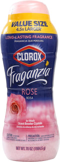 Clorox Fraganzia Laundry Scent Booster Crystals in Rose Scent by Clorox