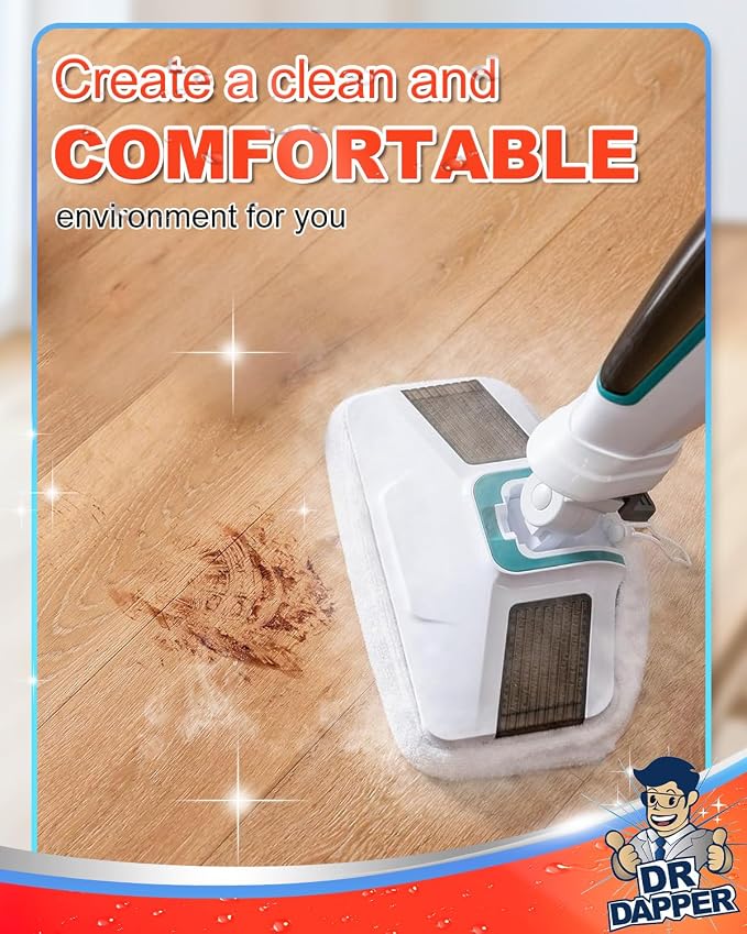 DR DAPPER 2 Pack SMP01 Steam Mop Replacement Pads Compatible - Image 7