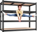 REIBII 48" W Garage Shelving Heavy Duty, 2000LBS Storage Shelves, 4 Tier by REIBII
