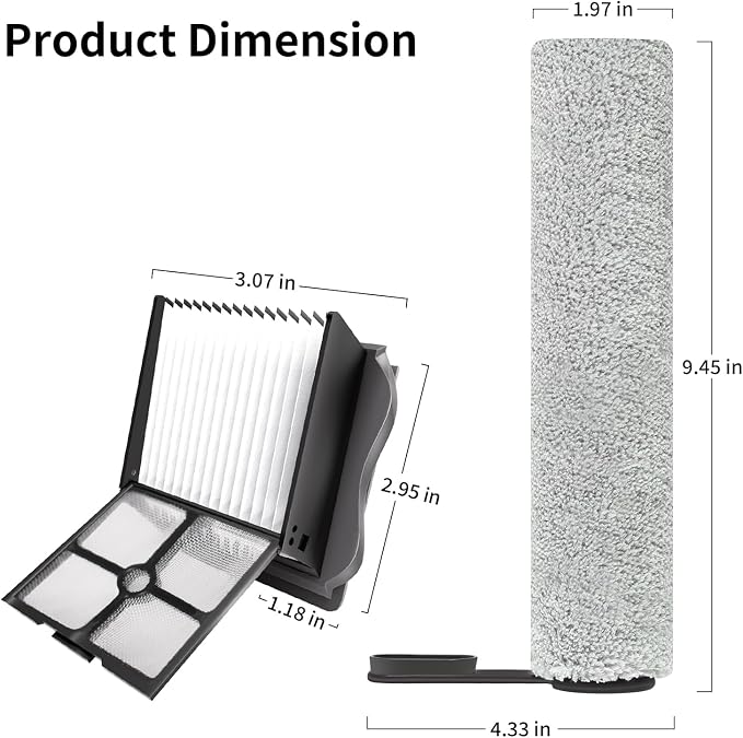 Roller Brush and Filters Replacement Compatible - Image 8