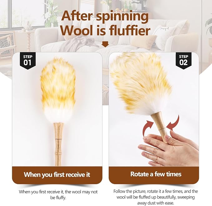 Lambswool Duster for Cleaning - Image 4