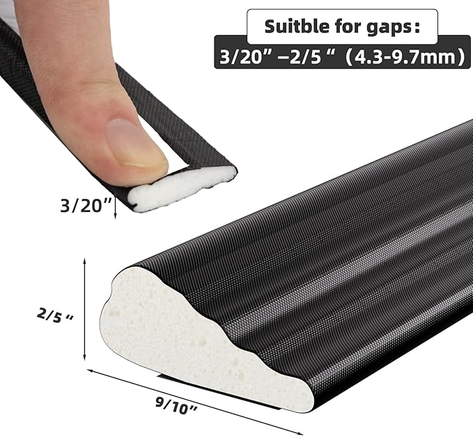 2 Pack*16.4 Ft Weather Stripping Seal Strip - Image 3