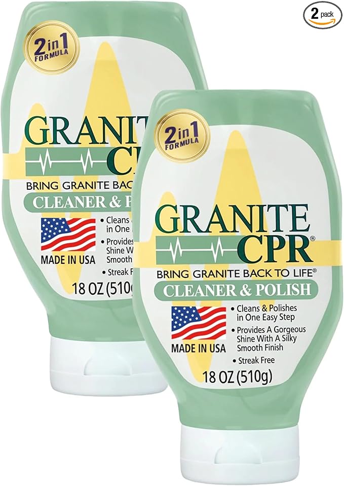 CPR Granite Cleaner Can Be Used Daily On Granite, Quartz & Corian. Leaves A by CPRCleaningProducts