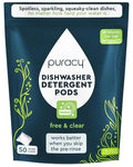 Puracy Dishwasher Pods, Natural Dishwasher Detergent, Free & Clear Dish tabs by Puracy