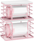 2 Pack Trash Bag Holder with Bamboo Top, Stackable Storage Bathroom Organizer by Stylstoreazy