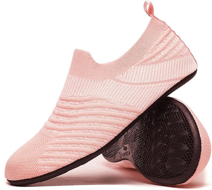 Adult Indoor House Slippers Socks Lightweight Non Slip Grip House Home Shoes by CanLeg