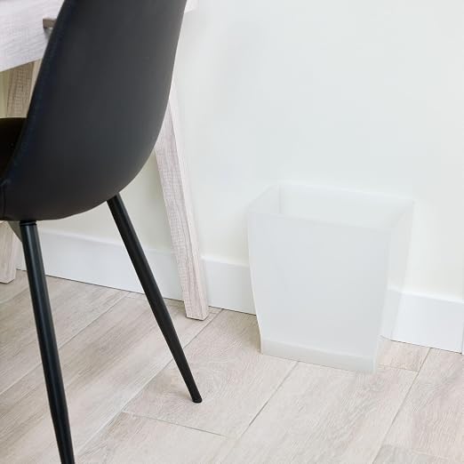 iDesign Small Rectangular Bathroom Trash Cans - Image 5