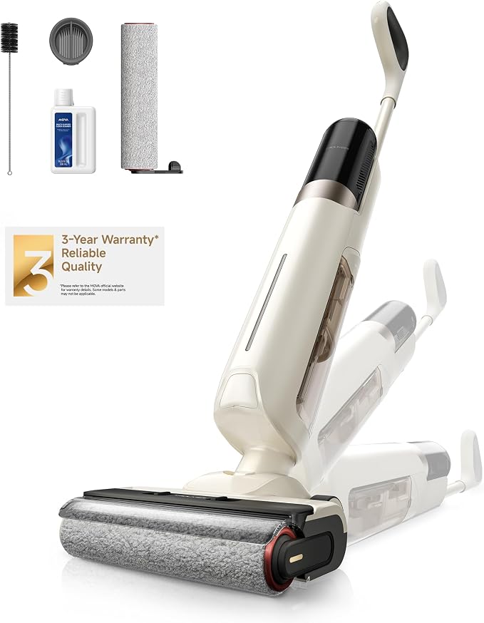 Mova K30 Wet Dry Vacuum Cleaner, 180° Lie-Flat Reach Smart Vacuum Mop, 140°F - Image 2