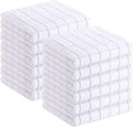 Homaxy 100% Cotton Terry Kitchen Towels, Checkered Designed, Soft and Super by Homaxy