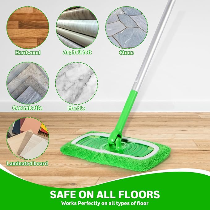 6 Pack Reusable Microfiber Mop Pads Compatible - Image 5