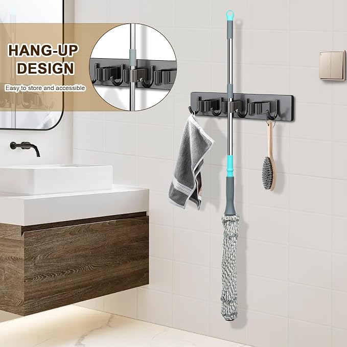Self Wringing Mop with Bucket- Easy Squeeze Twist Mop with 52.5 Inch Long Handle - Image 5