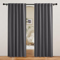 RYB HOME Blackout Curtains 80 inches Long Thermal Insulating Large Window by RYBHOME