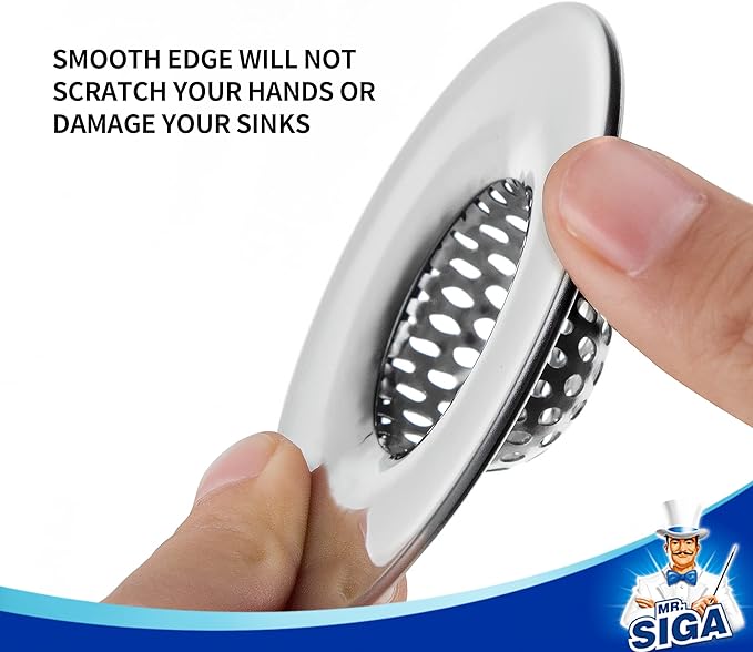 MR.SIGA Bathroom Sink Strainer, Bathtub Lavatory Sink Drain Strainer Hair - Image 3