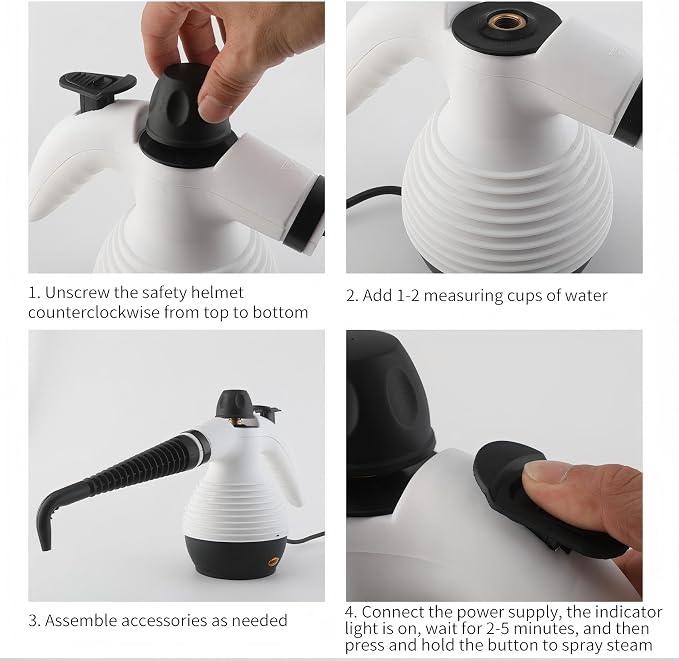 Steam Cleaner, Pressurized Handheld Mop Steam Cleaner - Image 3
