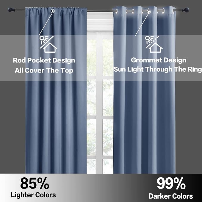 RYB HOME Bathroom Window Curtains - Image 6