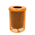 COATEDOUTDOORFURNITURE RFT-ORG Heavy Duty Round Trash Receptacle by CoatedOutdoorFurniture