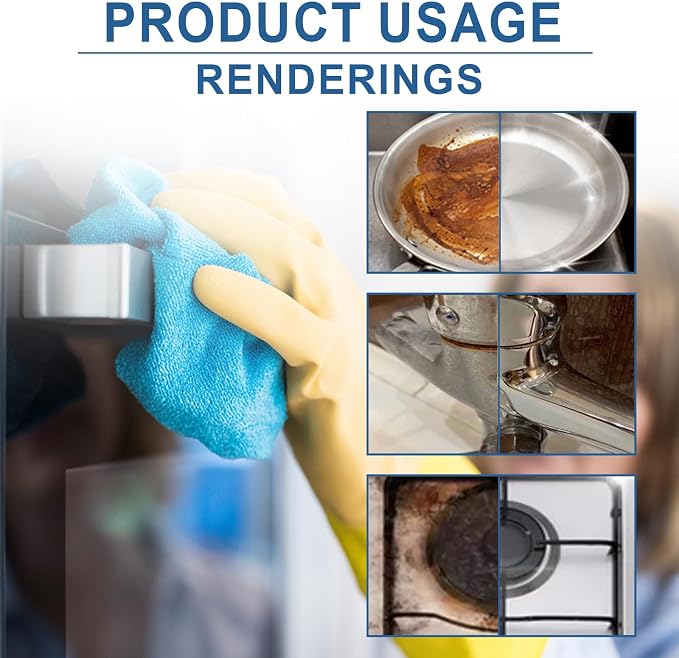 Oven cleaner Kitchen, Heavy Oil Cleaner, 2025 Upgrade Multipurpose Grease - Image 3