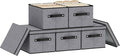 Fabric Storage Boxes, 7.1 x 9.1 x 13 Inch Baskets by YheenLf